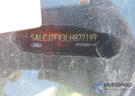 2020 Land Rover Discovery Sport S z USA, uszkodzony, nr VIN SALCJ2FX3LH877199